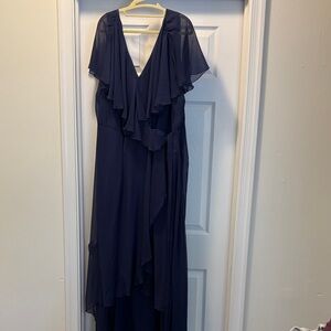 ASOS Navy High Low Dress